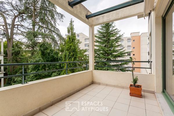 Appartement avec terrasse et triple garage