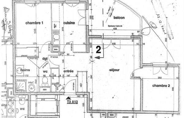 Appartement de 68 m²