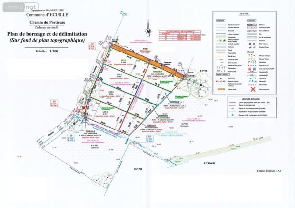 Terrain à Batir à vendre à Écuillé dans le Maine-et-Loire (49460), ref : 49031-2723