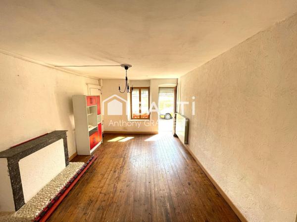 MAISON DE VILLE 3CHAMBRES,COUR, 90M²