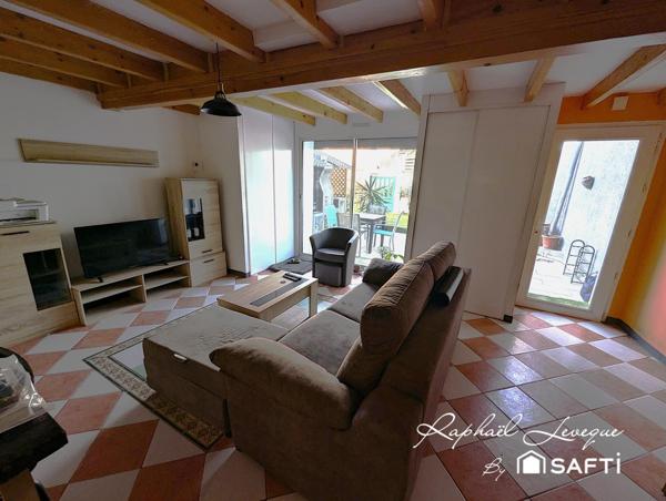 Maison 3 chambres avec belle terrasse et stationnement