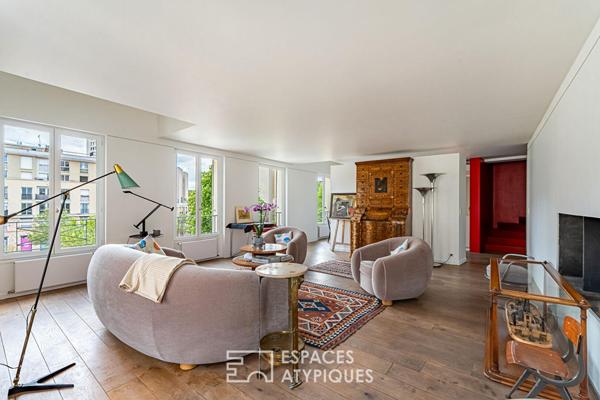 Duplex de caractère au coeur de Vanves, place Saint-Rémy .