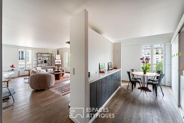 Duplex de caractère au coeur de Vanves, place Saint-Rémy .