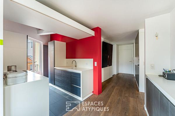 Duplex de caractère au coeur de Vanves, place Saint-Rémy .
