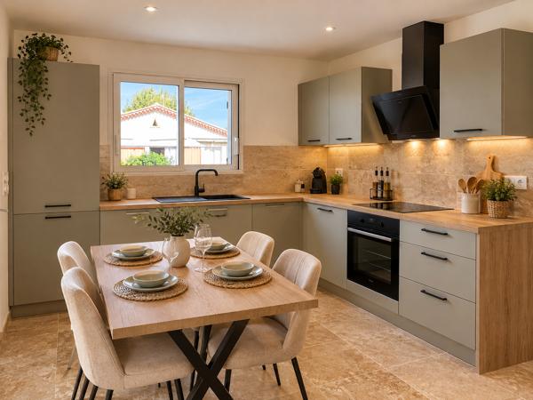 LE THOR – COUP DE CŒUR POUR CETTE MAISON NEUVE AVEC JARDINET