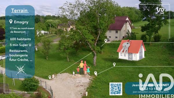Terrain à vendre 681 m² Émagny