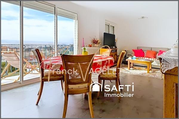 Vue exceptionnelle pour cette jolie villa sans travaux