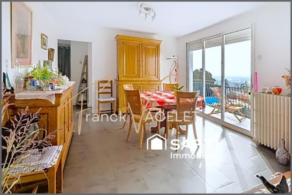 Vue exceptionnelle pour cette jolie villa sans travaux