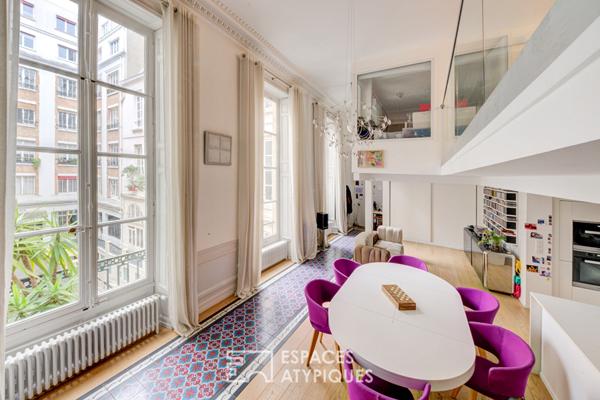 Appartement rénové par architecte dans ancien hôtel particulier – Drouot-Cadet