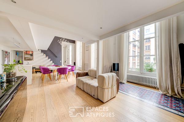 Appartement rénové par architecte dans ancien hôtel particulier – Drouot-Cadet