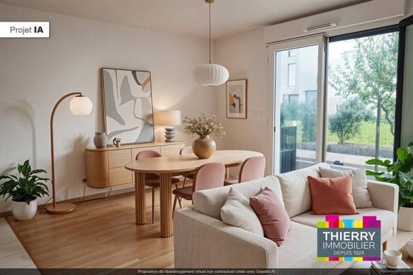 Appartement 2 pièces - 44230 Saint-Sébastien-sur-Loire -  Baugerie