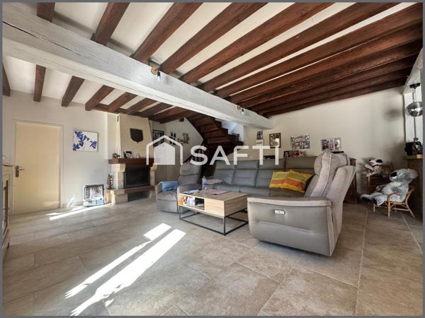 Maison de campagne 4 chambres, jardin, piscine