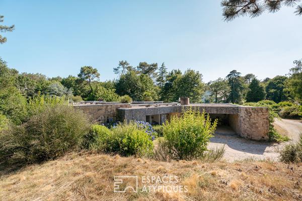 Maison de plain-pied de 183m2, signée Yves Guillou, au calme d’une impasse
