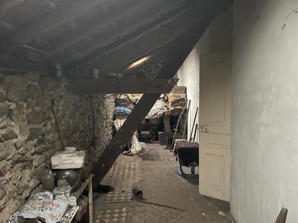 Maison en pierre sur grand terrain