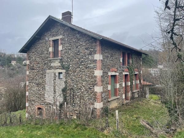 Maison en pierre sur grand terrain