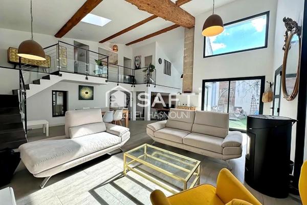 Maison de caractère 172 m²  Réinventée en loft d’exception à Saint-Jean-de-Védas