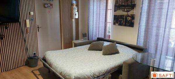 Studio meublé 21 m²  à forte rentabilité locative