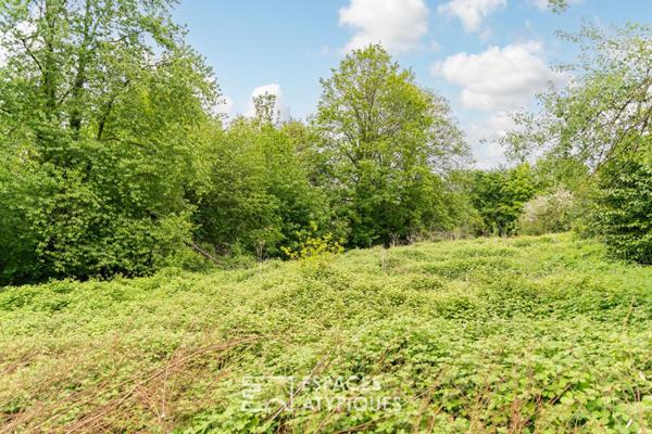 Terrain constructible dans un cadre bucolique proche de Clères
