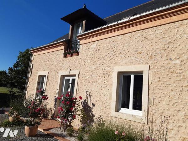 Maison ancienne pleine de charme et en parfait état sur beau terrain de plus de 9000 m²