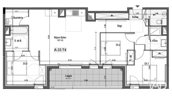 Appartement à vendre 4 pièces 91 m² Saint-Malo