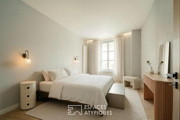 Maison de ville en duplex avec terrasse, quartier Magenta