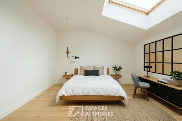 Maison de ville en duplex avec terrasse, quartier Magenta