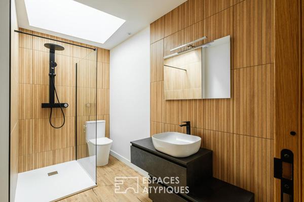 Maison de ville en duplex avec terrasse, quartier Magenta