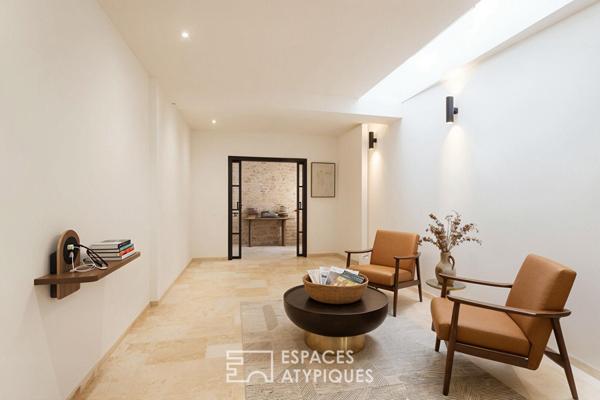 Maison de ville en duplex avec terrasse, quartier Magenta