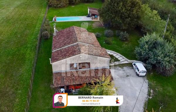 Maison 4 piéces 133 m2 avec piscine en position dominante