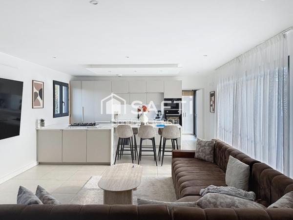 Maison neuve de plain-pied-Esprit contemporain et domotique à Vidauban.