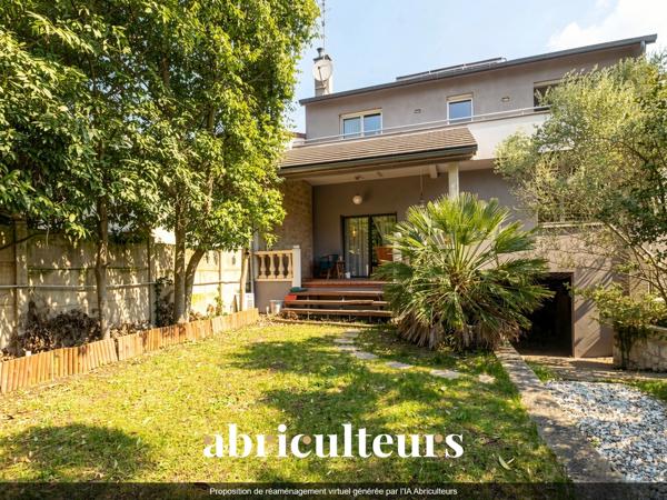 Belle maison contemporaine T7 de 185m² avec dépendance, terrasse et jardin arboré de 500m² Garage Colombes (92400)