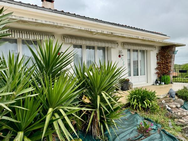 Maison plain-pied, 3ch, sous-sol complet