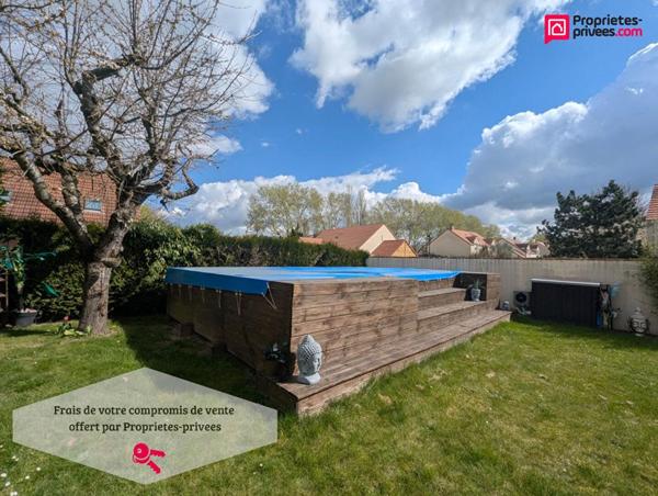 Maison individuelle 7 pièces de 145m² avec jardin clos de 660m²