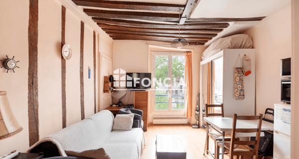 À vendre Studio 25.74 m² - Paris 75010