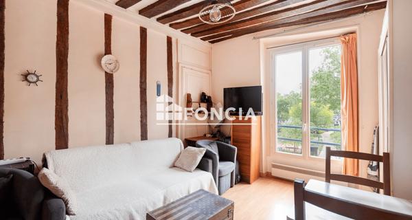 À vendre Studio 25.74 m² - Paris 75010