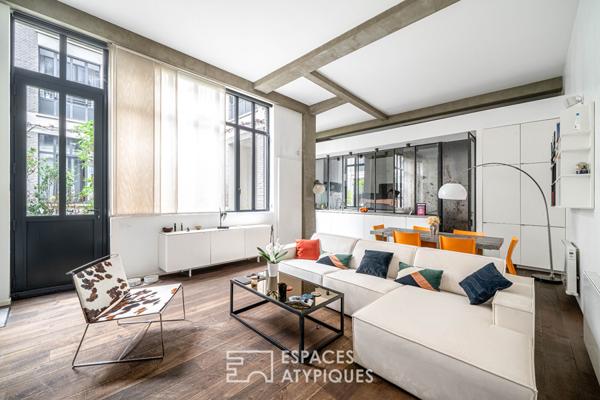 Loft avec extérieur privatif au coeur des Batignolles