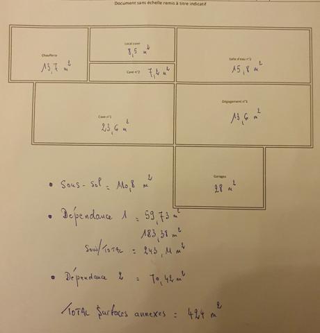 Quartier résidentiel au calme, maison d'architecte à rénover, 173 m², annexes 424 m² dont atelier et stockage, terrain 15 ares, Beaucoup de potentiel !