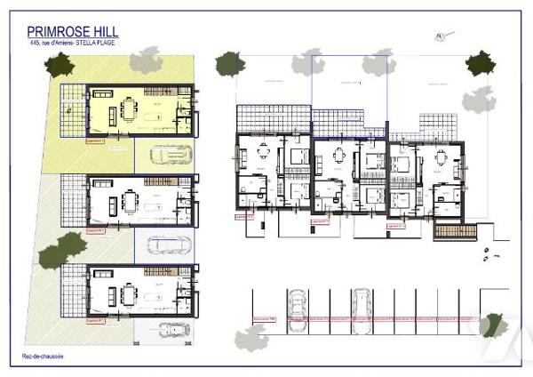 Maison neuve et contemporaine de 105m² avec terrasse et jardin SUD, carport + parking à STELLA-PLAGE