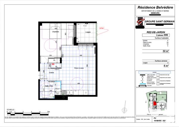 Appartement à vendre 2 pièces 50 m² Nemours
