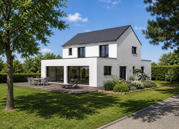 Terrain + Maison à vendre 5 pièces - 128 m²
