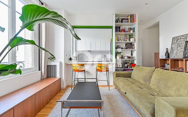 Appartement à vendre    2 pièces • 33,70 m2 Paris 20