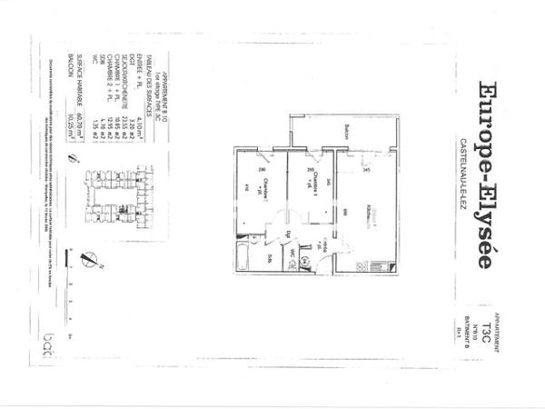 Location Appartement 3 pièces 60.7 m² - 720 ROUTE DE NIMES Castelnau Le Lez 34170