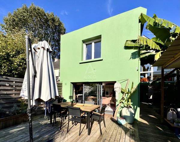 Maison de caractère 6 pièces 127m² avec jardin exotique + T2 indépendant Vannes Saint-Guen/Bilaire