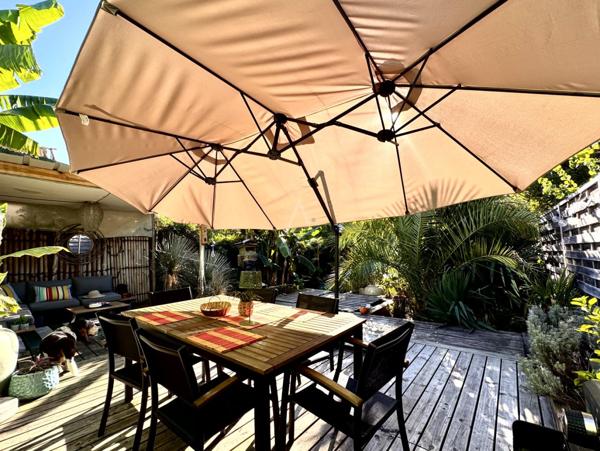 Maison de caractère 6 pièces 127m² avec jardin exotique + T2 indépendant Vannes Saint-Guen/Bilaire