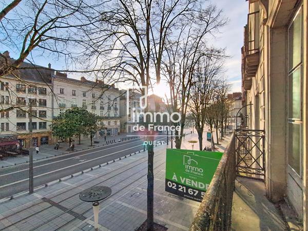 Appartement Nantes 2 pièces 45m2 Cours des 50 otages