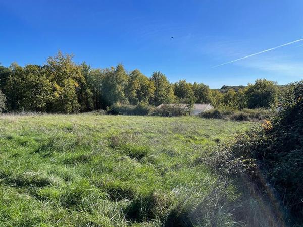 Superbe terrain constructible avec vue, viabilisé, à 17 km du centre de Périgueux