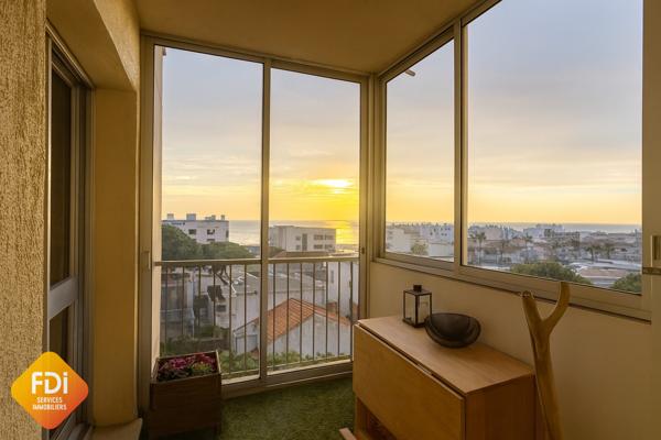 Centre ville - T2 avec parking vue mer - 31.47m2