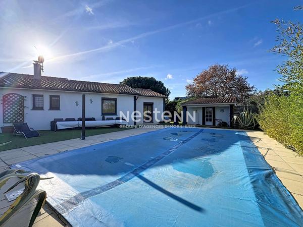 A VENDRE: Maison de plain-pied à Muret - 135 m² habitables sur un terrain clos et paysager avec piscine
