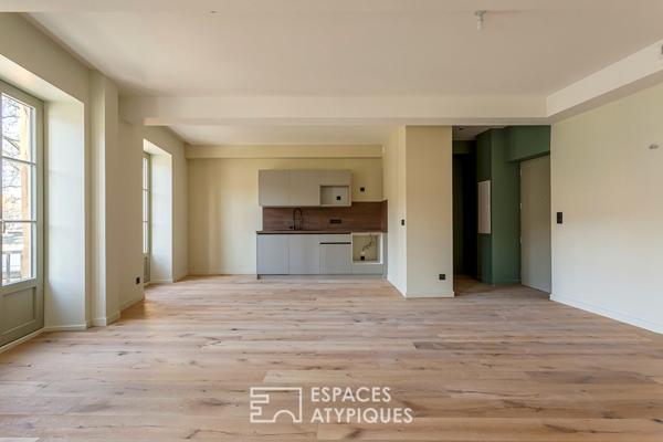 Appartement ancien avec vue sur la Saône