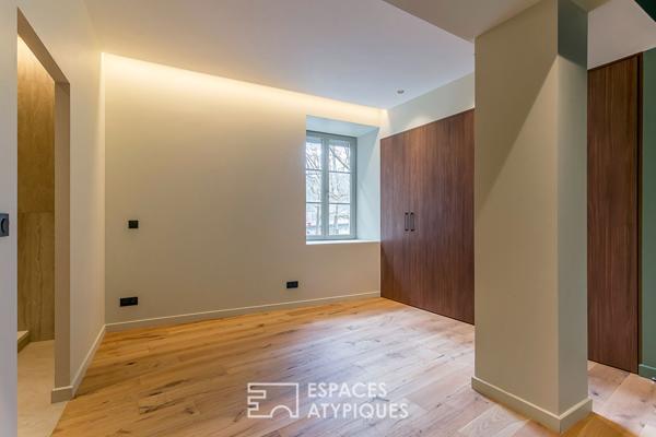 Appartement ancien avec vue sur la Saône